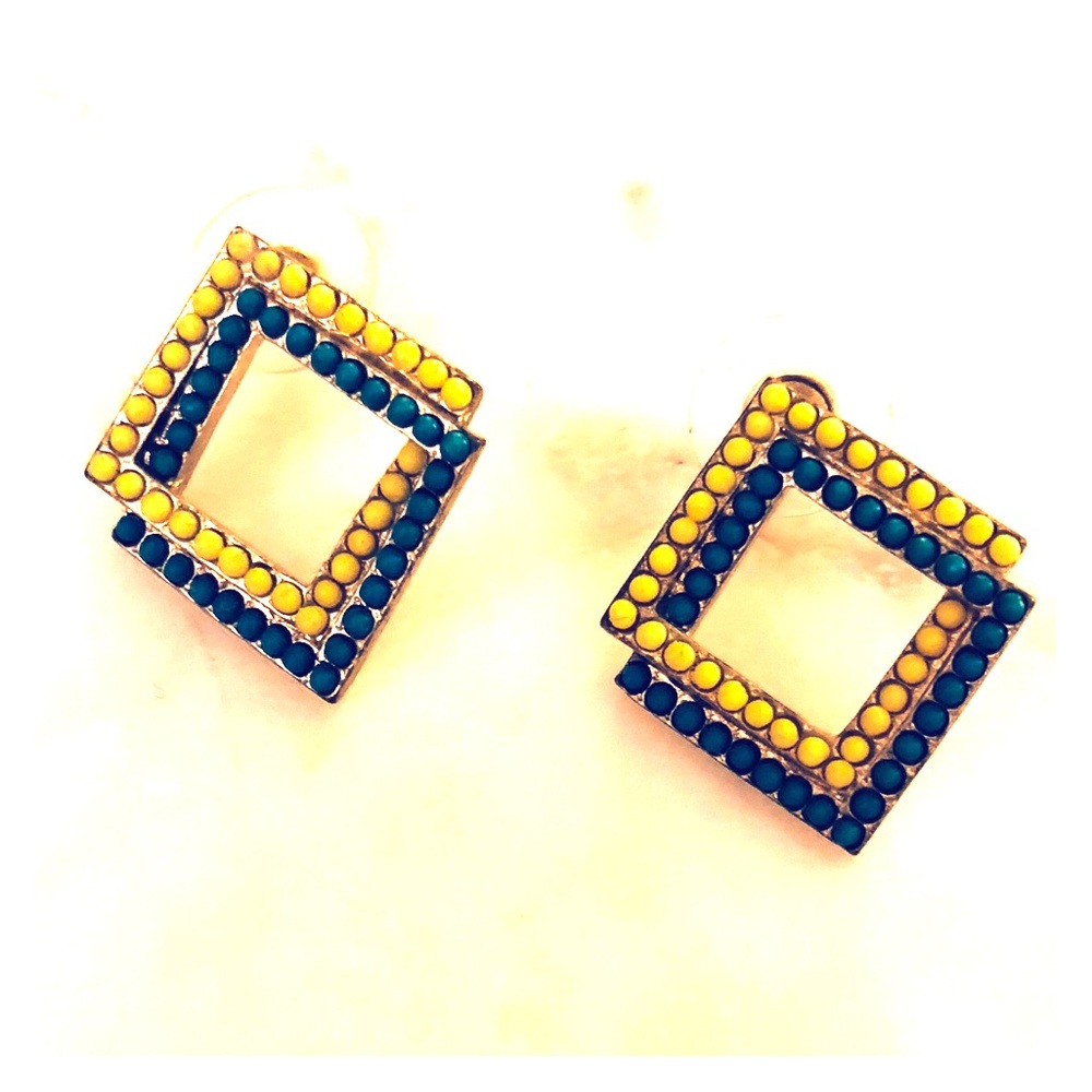 Square Stud Earrings